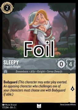 Dormeur foil Chevalier amorphe
