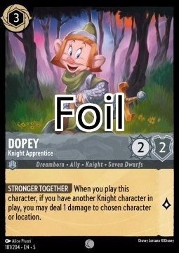Simplet foil Chevalier en herbe