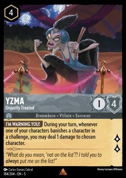 Yzma Injustement traitée