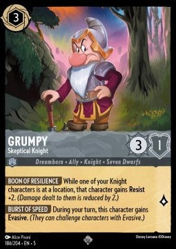 Grincheux Chevalier scpetique