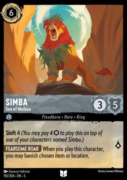Simba Fils de Mufasa