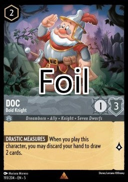 Prof foil Chevalier hardi