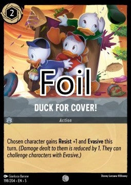 Éviter le canardage foil
