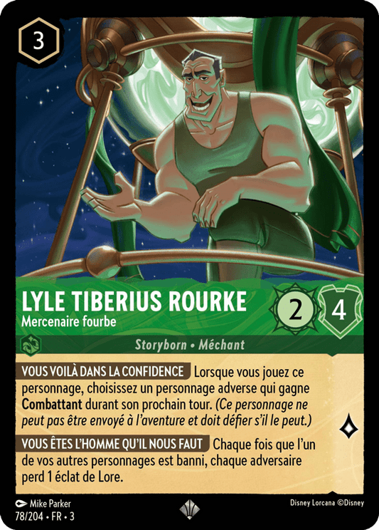 Lyle Tiberius Rourke Mercenaire fourbe