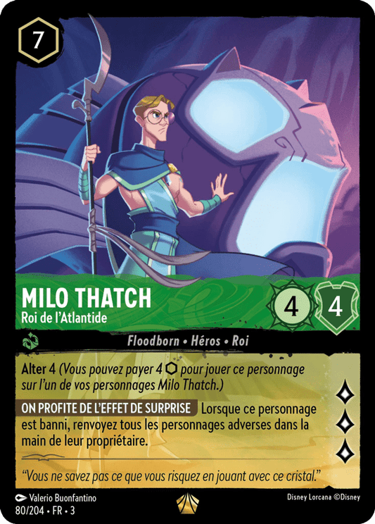 Milo Thatch Roi de l’Atlantide