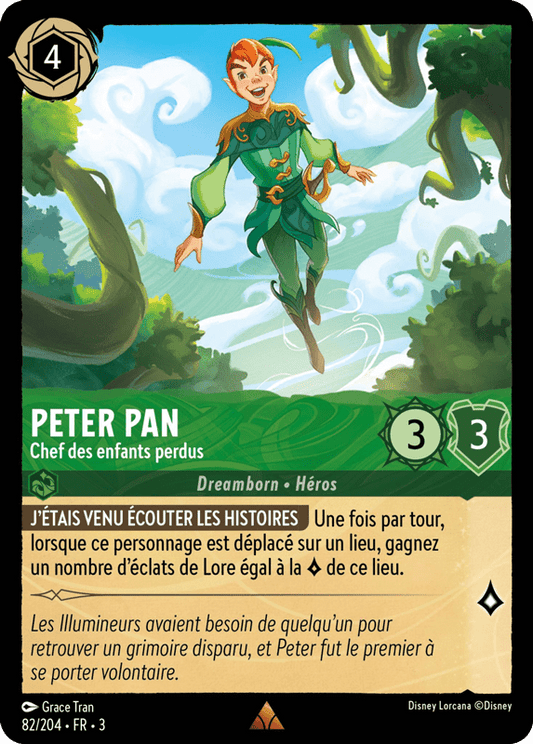 Peter Pan Chef des enfants perdus