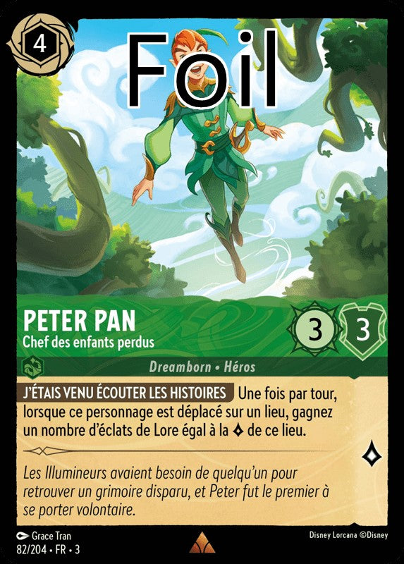 Peter Pan foil Chef des enfants perdus