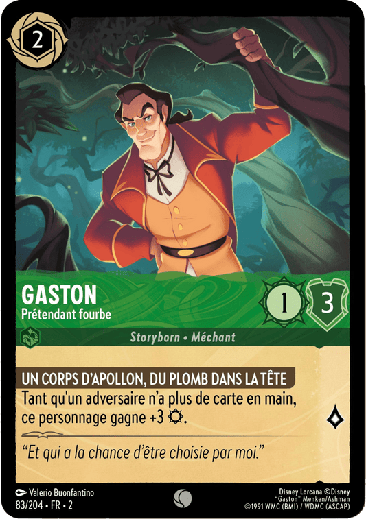 Gaston Prétendant fourbe