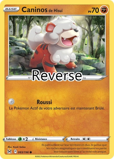 Caninos de Hisui reverse