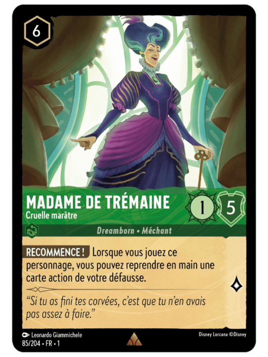 Madame de Trémaine Cruelle marâtre