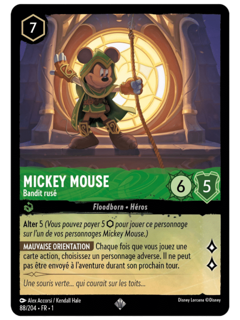 Mickey Mouse Bandit rusé