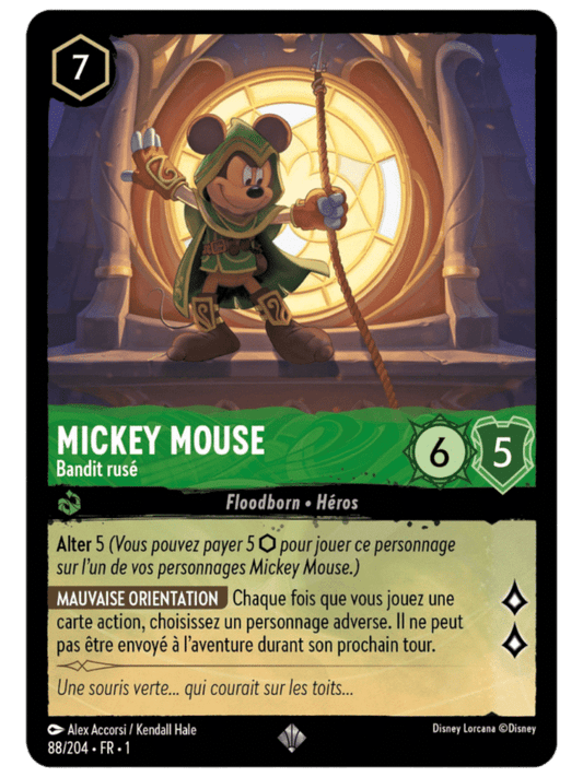 Mickey Mouse Bandit rusé