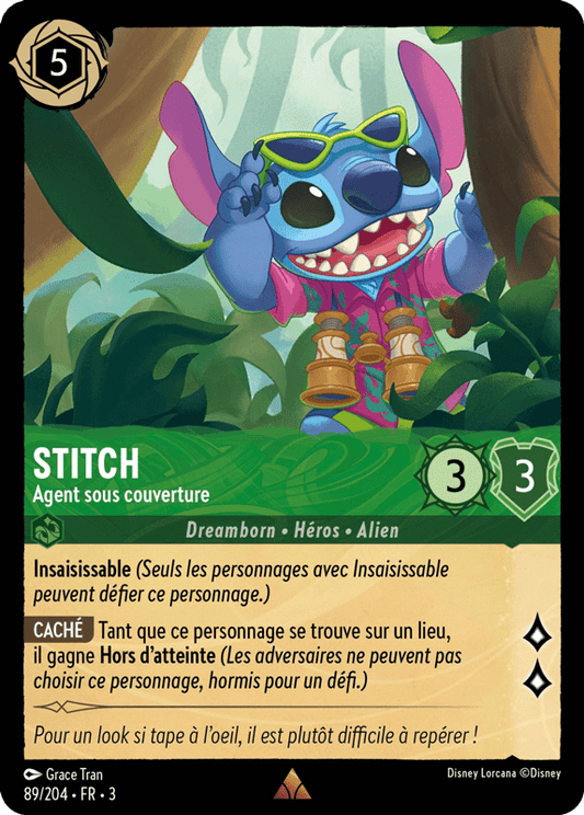 Stitch Agent sous couverture