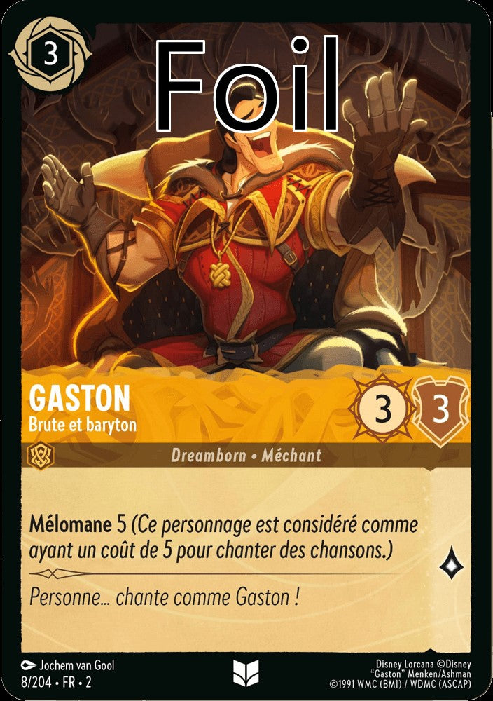 Gaston Foil 
Brute et baryton