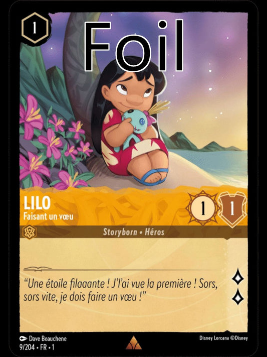 Lilo Foil 
Fait un vœu