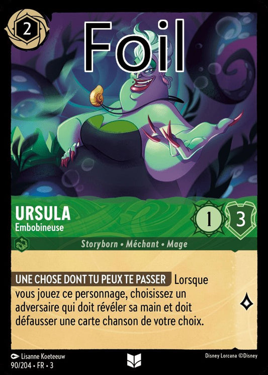 Ursula foil Embobineuse