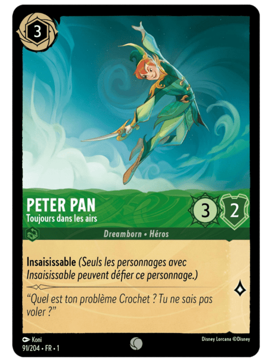 Peter Pan Toujours dans les airs