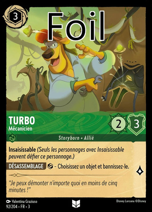 Turbo foil Mécanicien