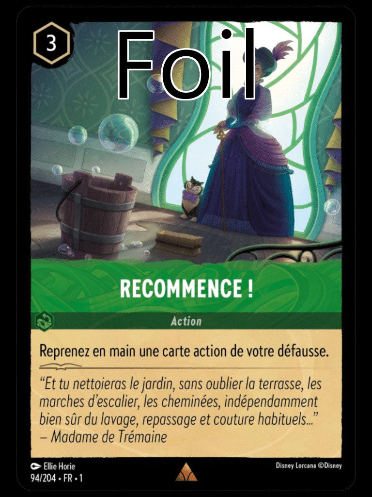 Recommence ! Foil