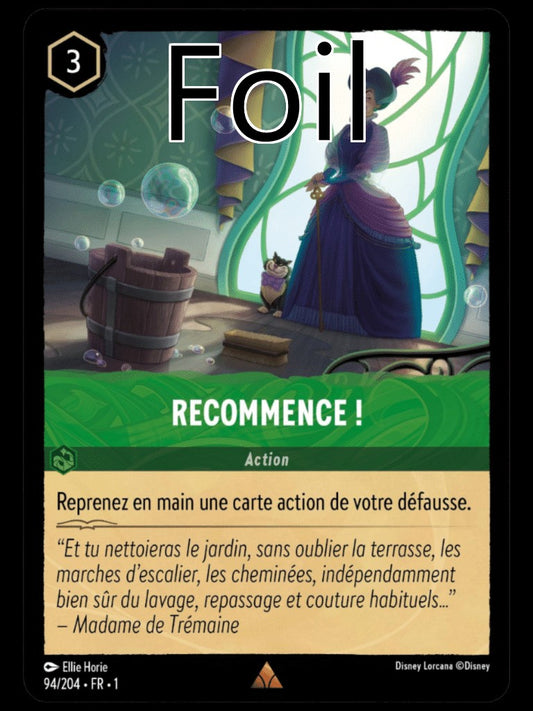 Recommence ! Foil