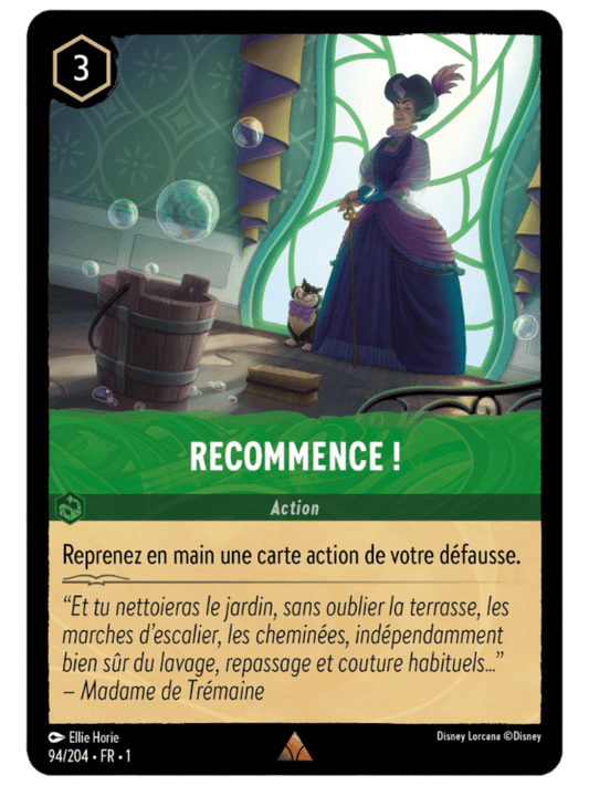 Recommence !