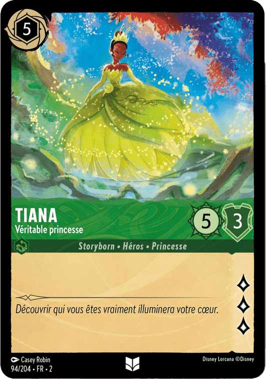 Tiana Véritable princesse