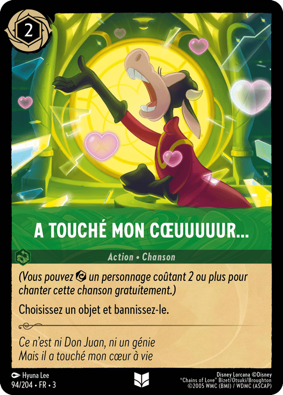 A touché mon coeuuuur…