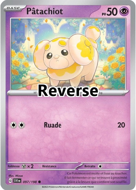 Pâtachiot reverse