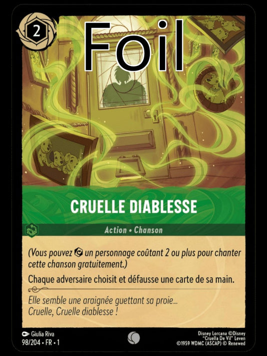 Cruelle diablesse Foil