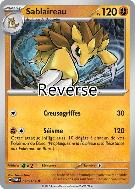 Sablaireau reverse
