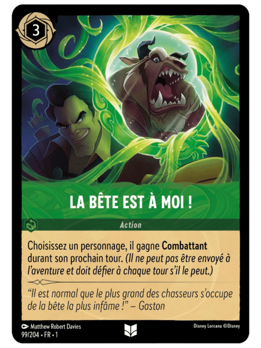 La bête est à moi !