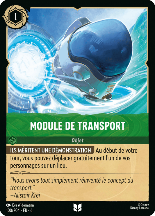 Module de transport 100/204