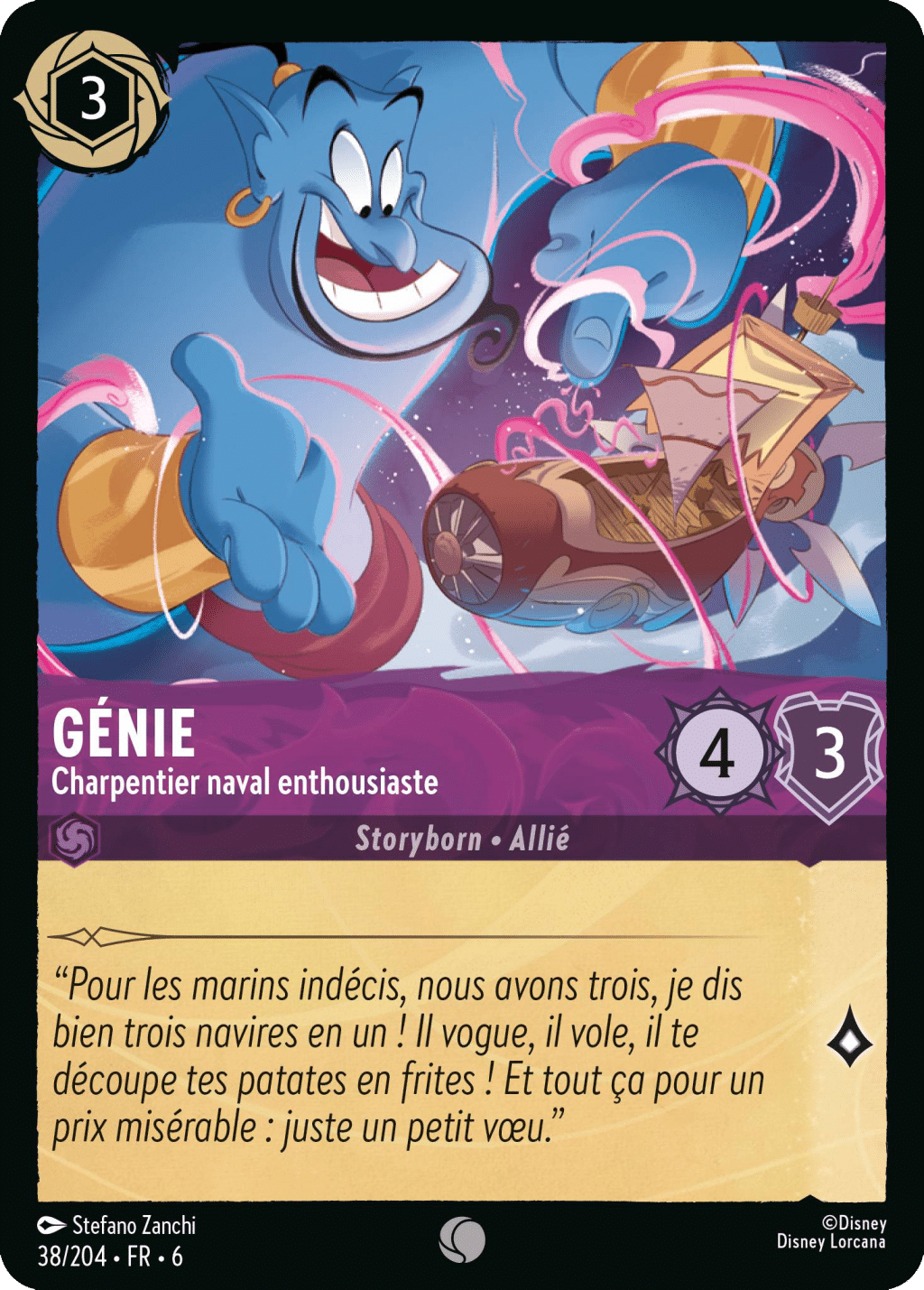Génie Charpentier naval enthousiaste 38/204