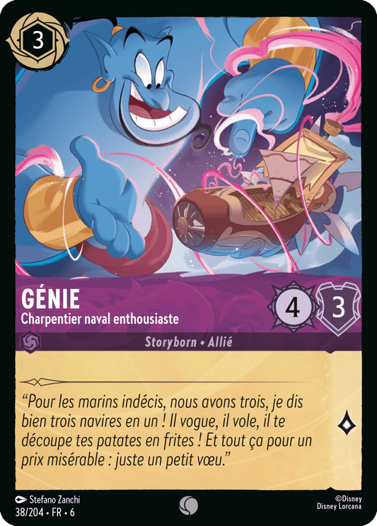 Génie Charpentier naval enthousiaste 38/204