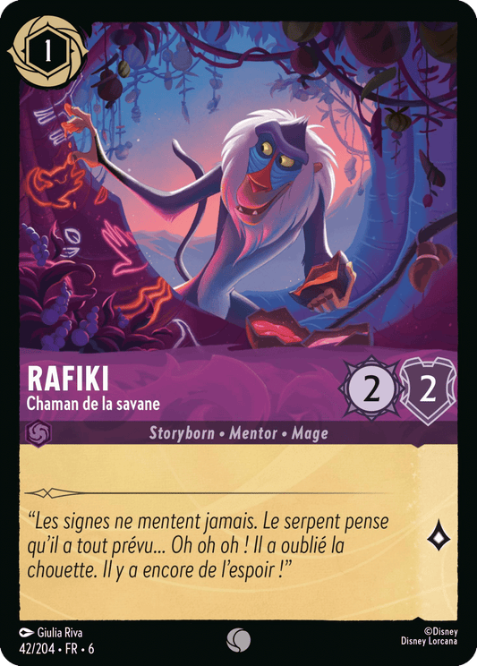 Rafiki Chaman de la savane 42/204