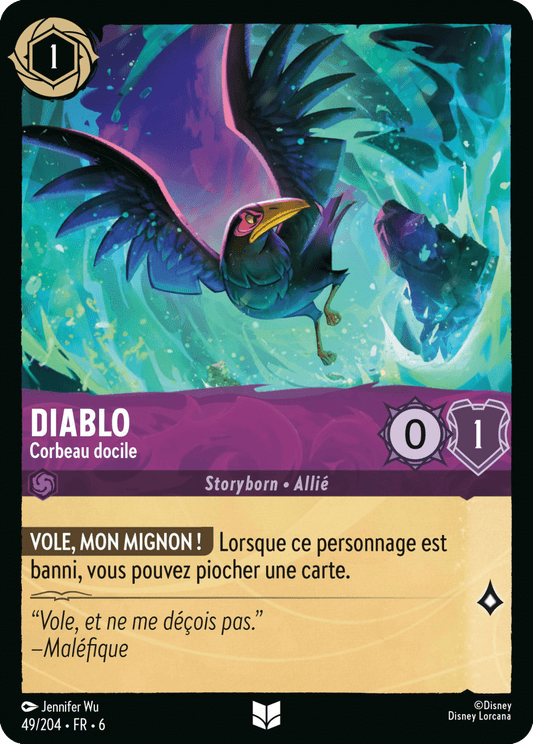 Diablo Corbeau docile 49/204