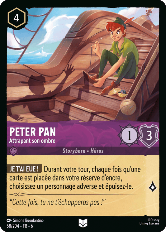 Peter Pan Attrapant son ombre 58/204