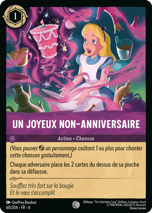 Un Joyeux non anniversaire ! 60/204
