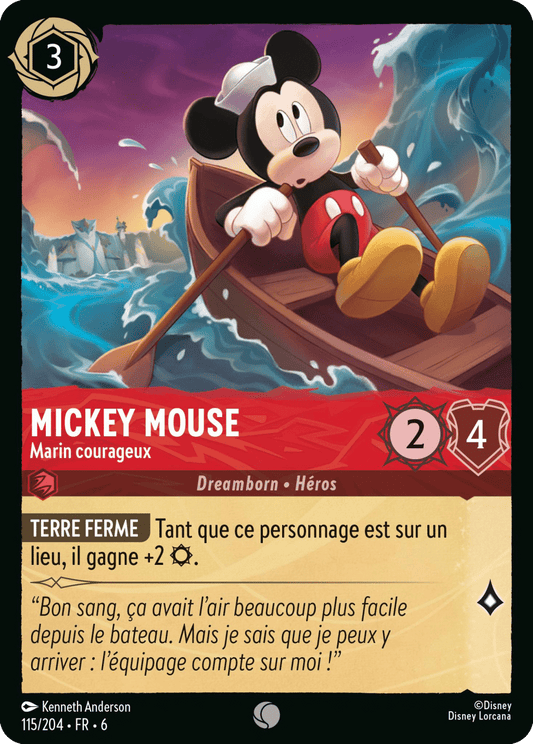 Mickey Mouse Marin courageux 115/204
