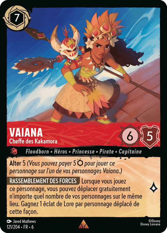 Vaiana Cheffe des Kakamora 121/204