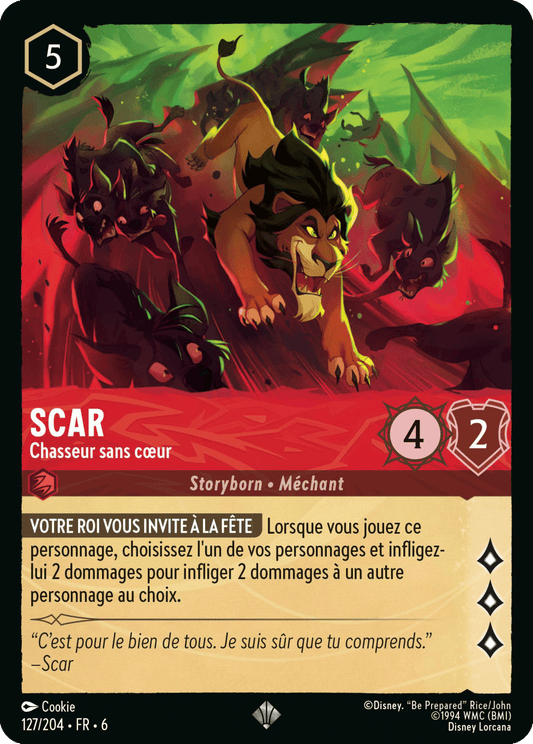 Scar Chasseur sans cœur 127/204