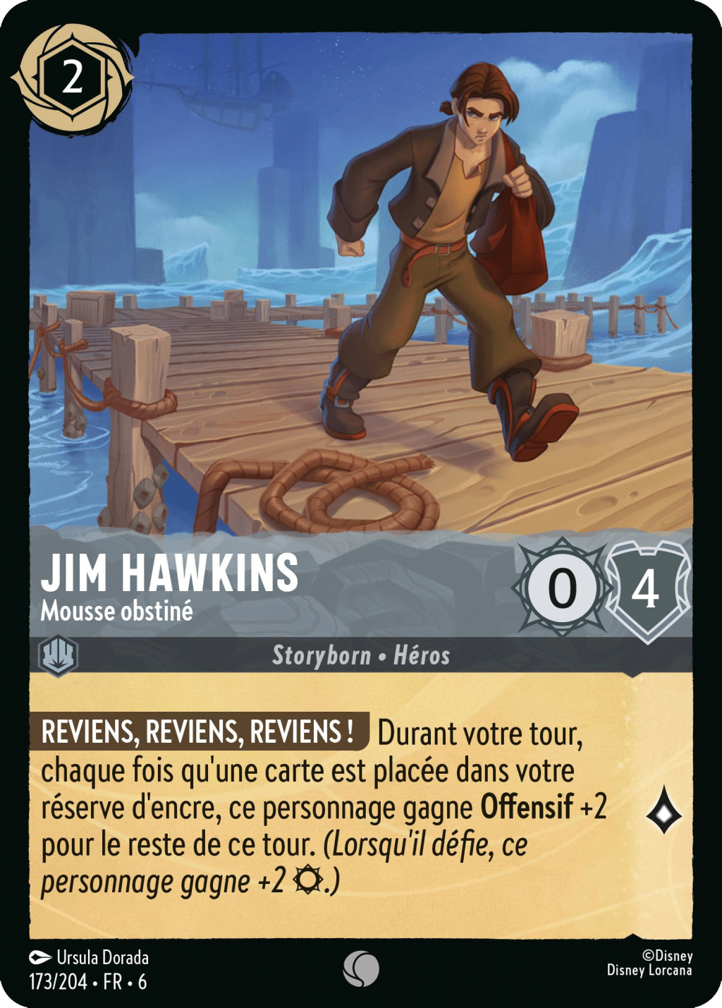 Jim Hawkins Mousse obstiné 173/204