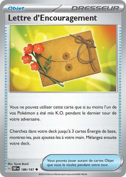 Lettre d'Encouragement