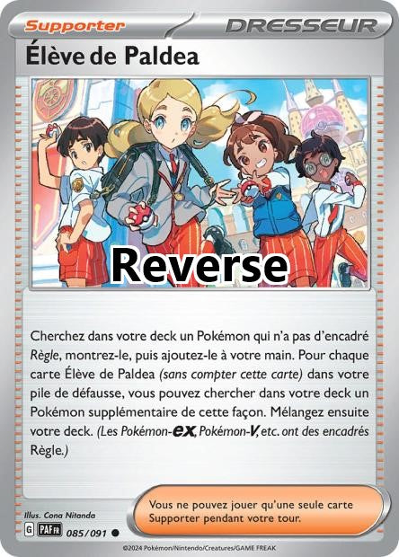 Élève de Paldea reverse