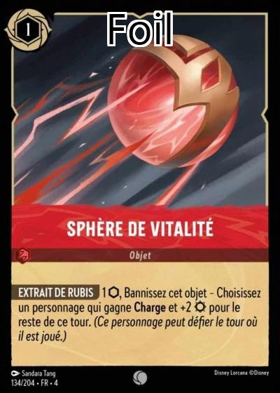Sphère de vitalité Foil