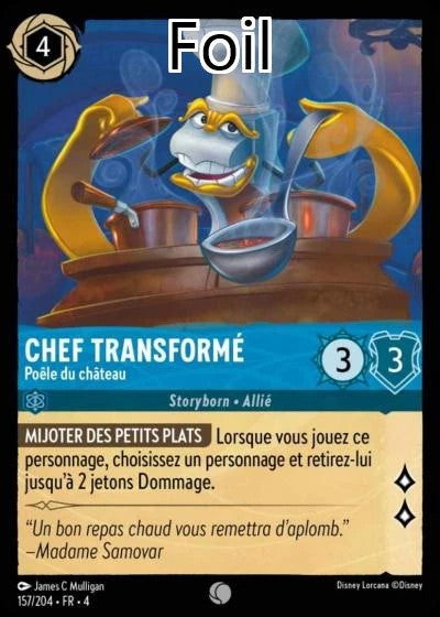Chef Transformé Foil