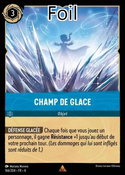 Champ de glace Foil