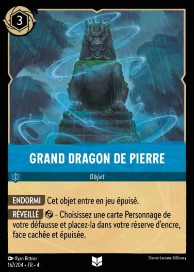 Grand Dragon de pierre