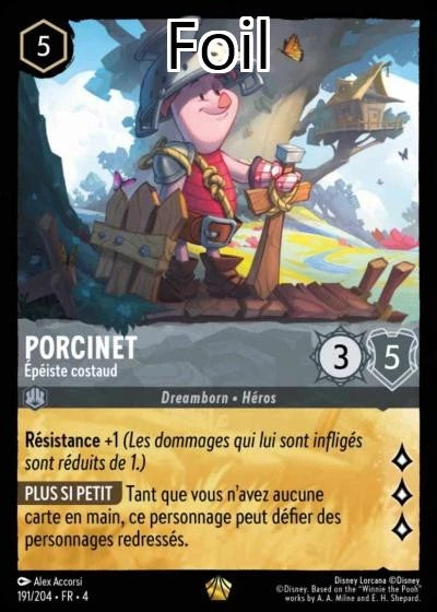 Porcinet Foil