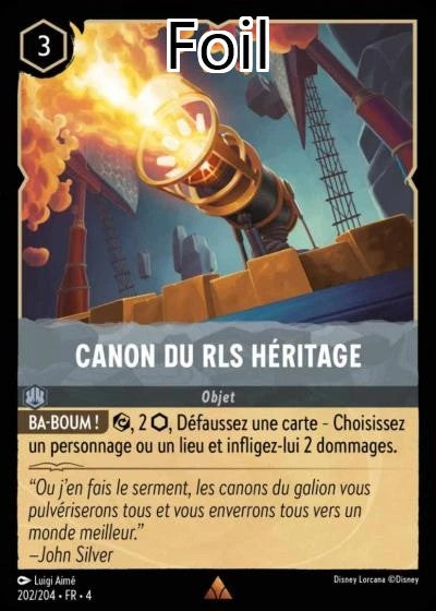 Canon du RLS Héritage Foil